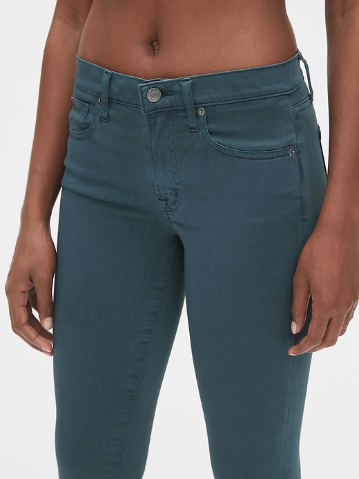 Image number 5 showing, Soft Wear Mid Rise True Skinny Ankle Jeans in Color