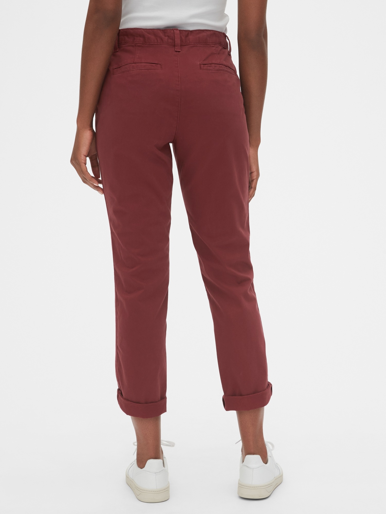 gap girlfriend khaki