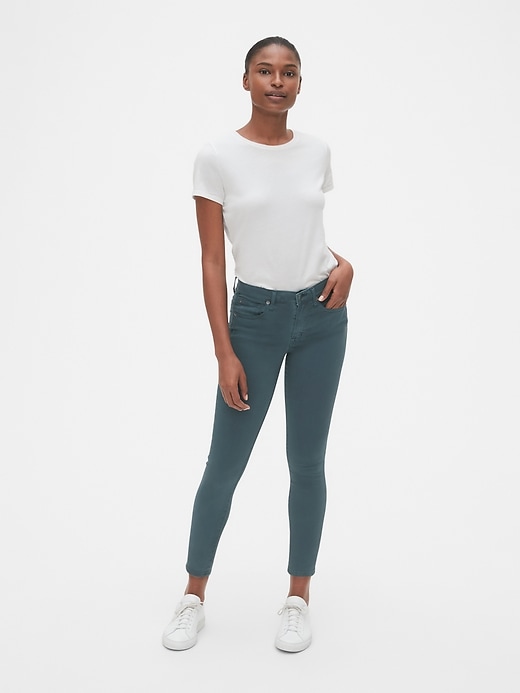 Image number 3 showing, Soft Wear Mid Rise True Skinny Ankle Jeans in Color
