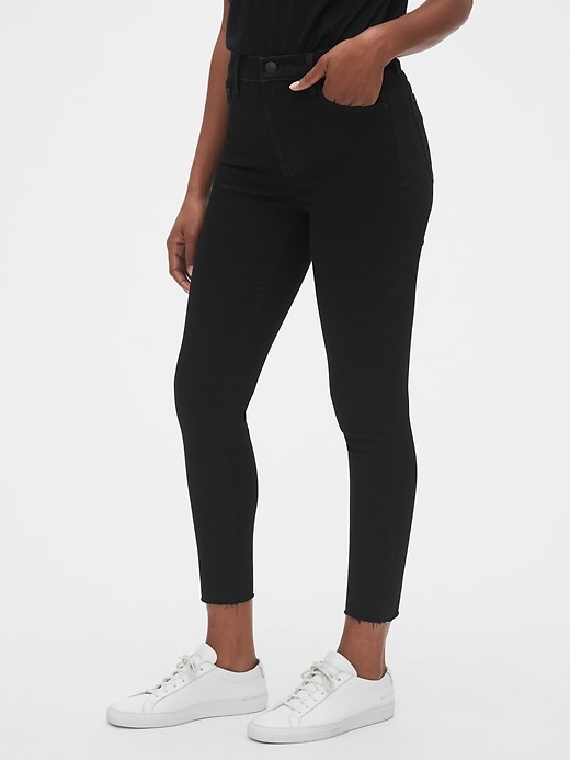 Image number 1 showing, High Rise True Skinny Ankle Jeans with Secret Smoothing Pockets in Sculpt