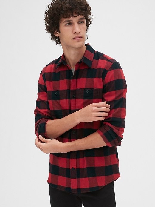 Image number 1 showing, Flannel Work Shirt