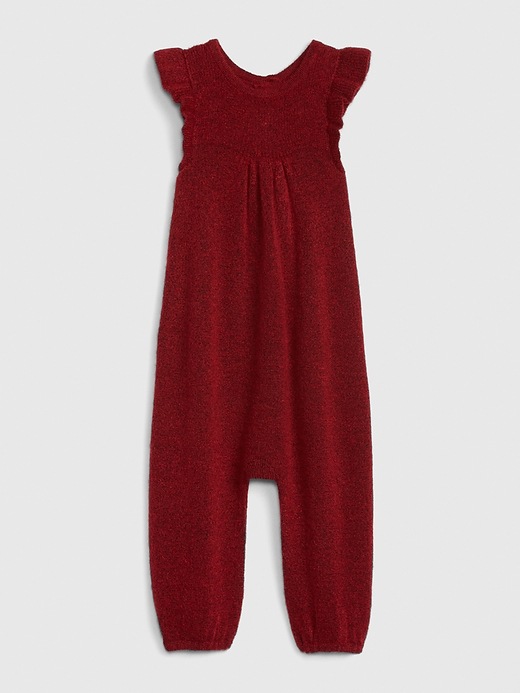 View large product image 1 of 1. Baby Ruffle Sweater One-Piece