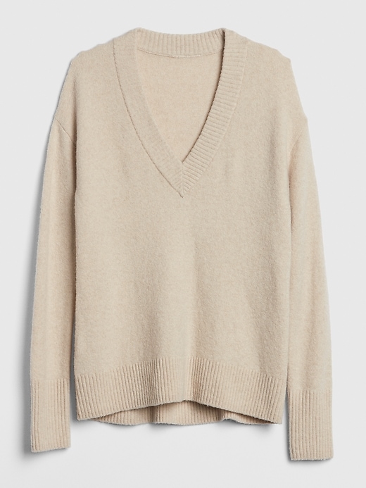 Image number 6 showing, Boucle V-Neck Sweater