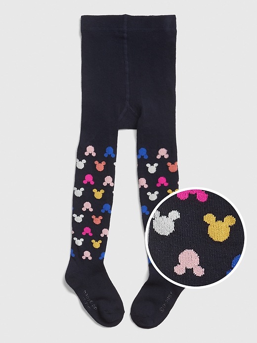 View large product image 1 of 1. babyGap &#124 Disney Mickey Mouse Tights