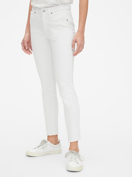 Image number 1 showing, Mid Rise True Skinny Ankle Jeans