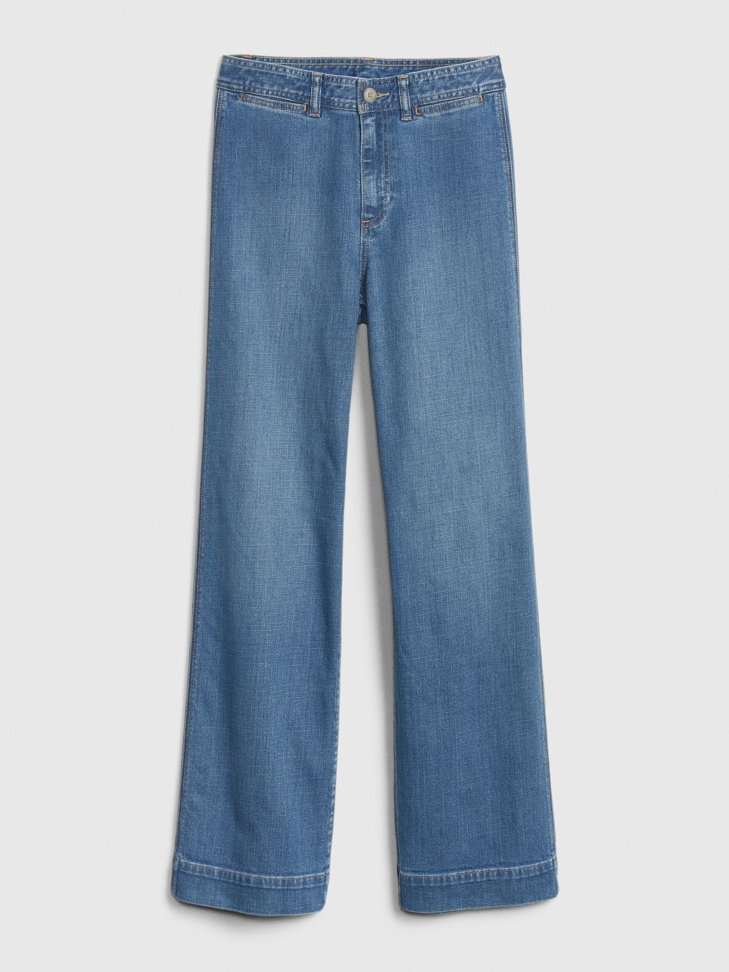 gap wide leg cropped pants