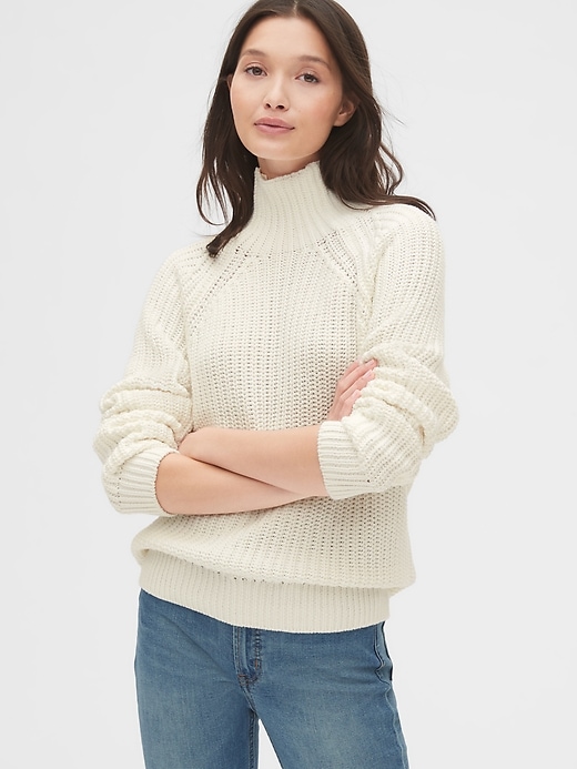 Image number 8 showing, Shaker Stitch Turtleneck Sweater