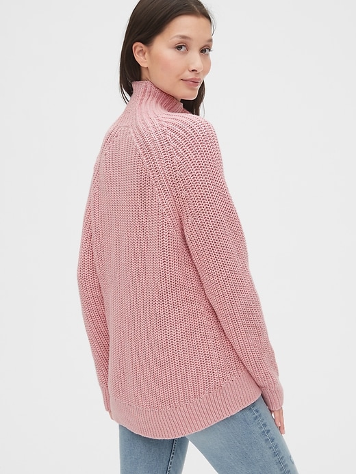 Image number 2 showing, Shaker Stitch Turtleneck Sweater