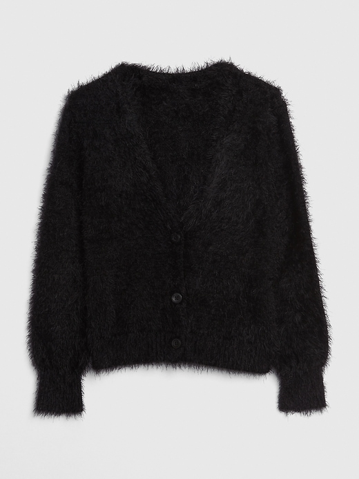 Image number 5 showing, Kids Fuzzy Cardi Sweater