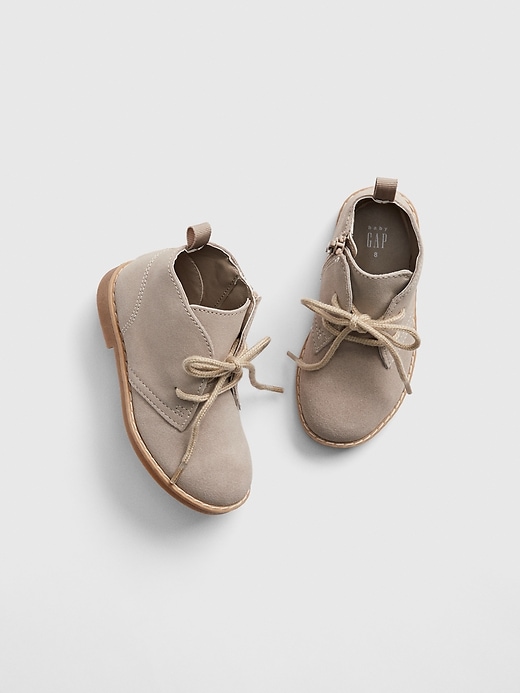 1 of 8 showing, with the color khaki of product Toddler Dressy Boots