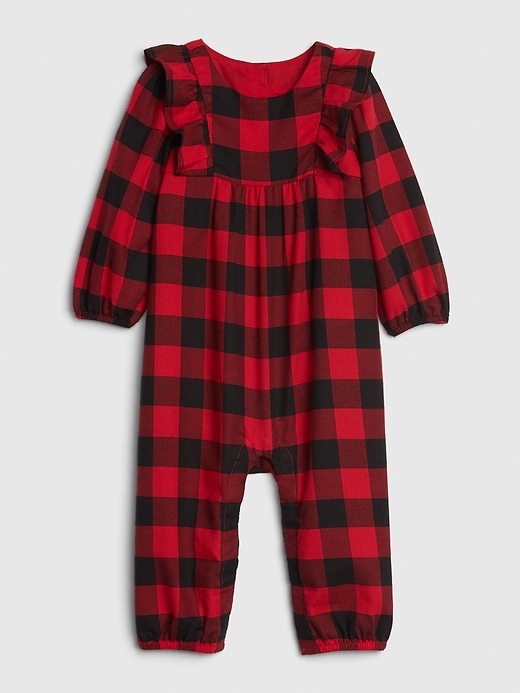 Image number 1 showing, Baby Buffalo Plaid One-Piece