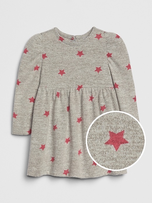 Image number 1 showing, Baby Softspun Print Dress