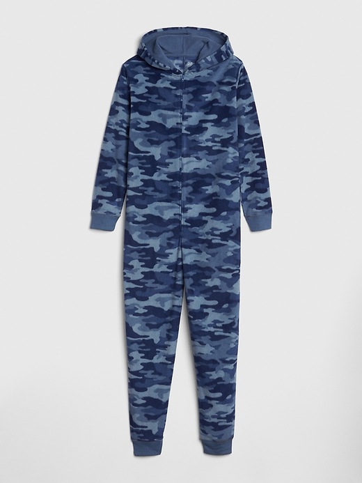 Image number 1 showing, Kids Camo Hoodie One-Piece