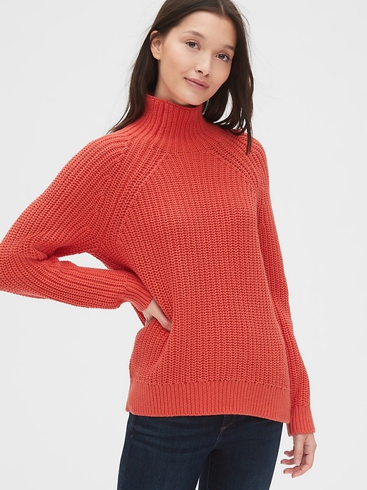 Image number 9 showing, Shaker Stitch Turtleneck Sweater