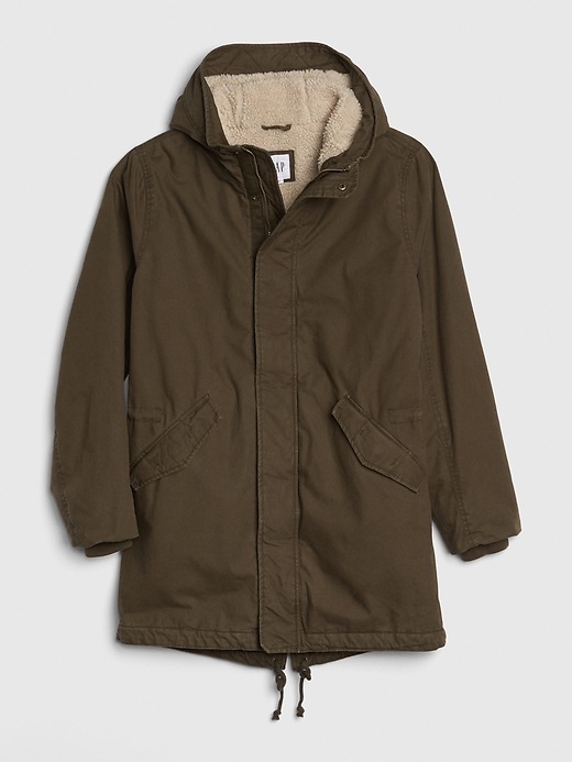 Image number 6 showing, Sherpa-Lined Fishtail Parka