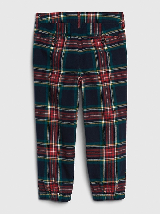 Image number 2 showing, Toddler Plaid Dressy Joggers