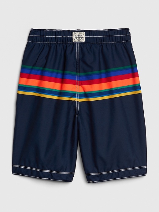 Image number 2 showing, Kids Rainbow Board Shorts