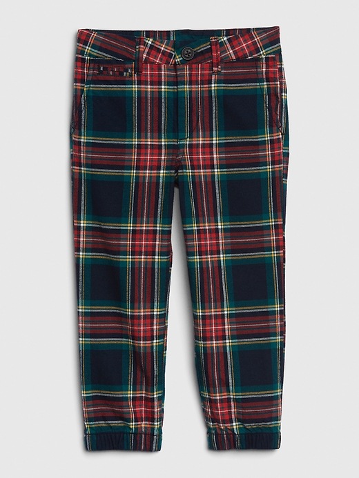 Image number 1 showing, Toddler Plaid Dressy Joggers
