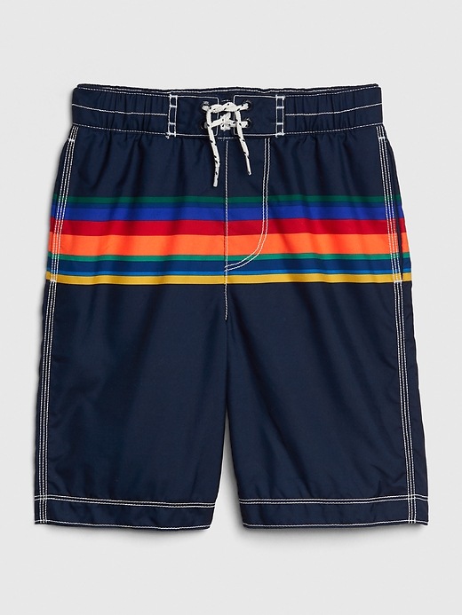 Image number 1 showing, Kids Rainbow Board Shorts