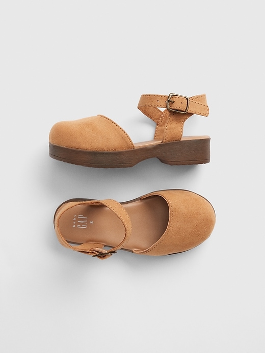 View large product image 1 of 1. Toddler Faux-Suede Clogs