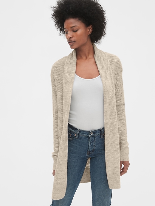 Image number 1 showing, True Soft Shawl Collar Cardigan Sweater