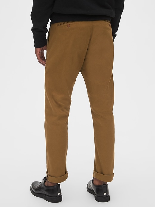 Image number 5 showing, Selvedge Khakis in Straight Fit with GapFlex
