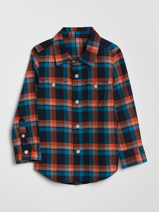 View large product image 1 of 3. Toddler Flannel Shirt