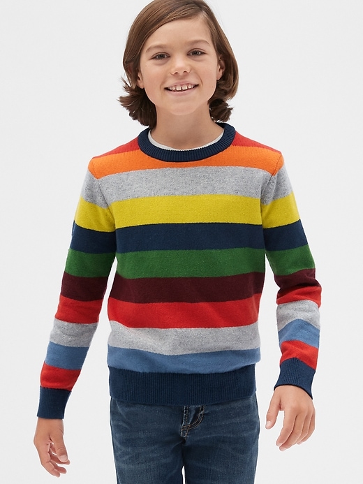 Image number 2 showing, Kids Crazy Stripe Sweater