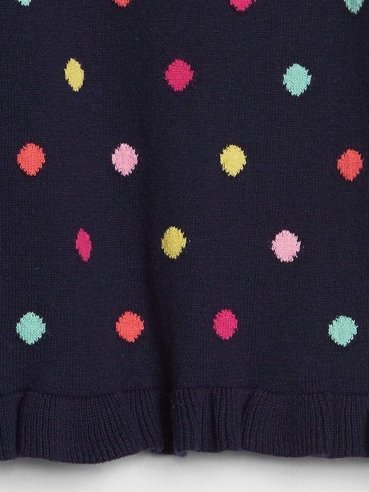 Image number 3 showing, Toddler Dot Peplum Sweater