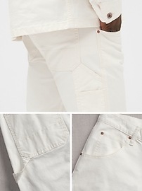 canvas carpenter pants with gapflex