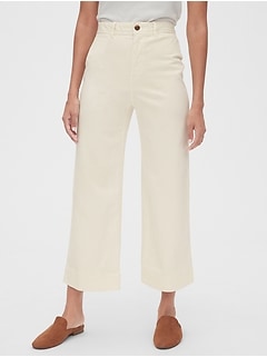 gap cropped trousers