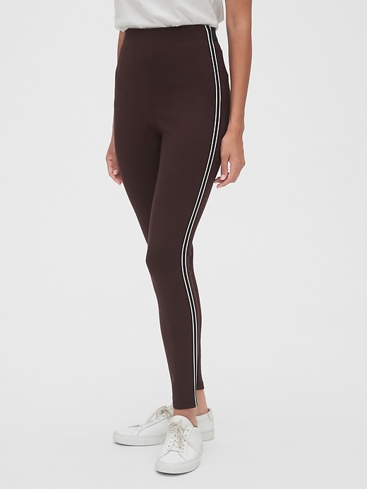 Image number 1 showing, High Rise Leggings in Ponte