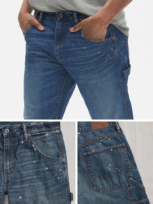 Image number 2 showing, '80s Carpenter Fit Jeans