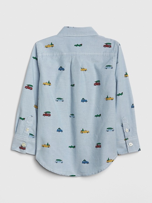 View large product image 2 of 3. Toddler Truck Oxford Shirt