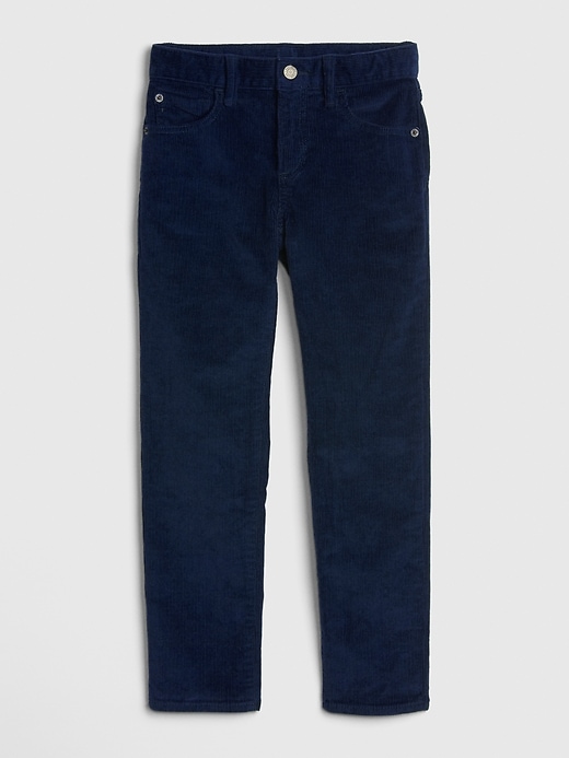 1 of 8 showing, with the color comet blue of product Kids Slim Cords