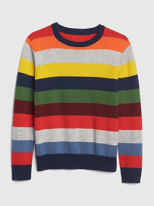 Image number 1 showing, Kids Crazy Stripe Sweater