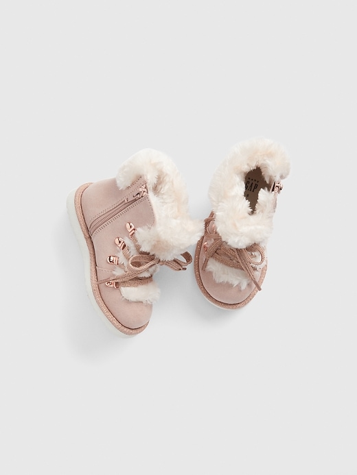 Image number 2 showing, Toddler Faux-Fur Boots
