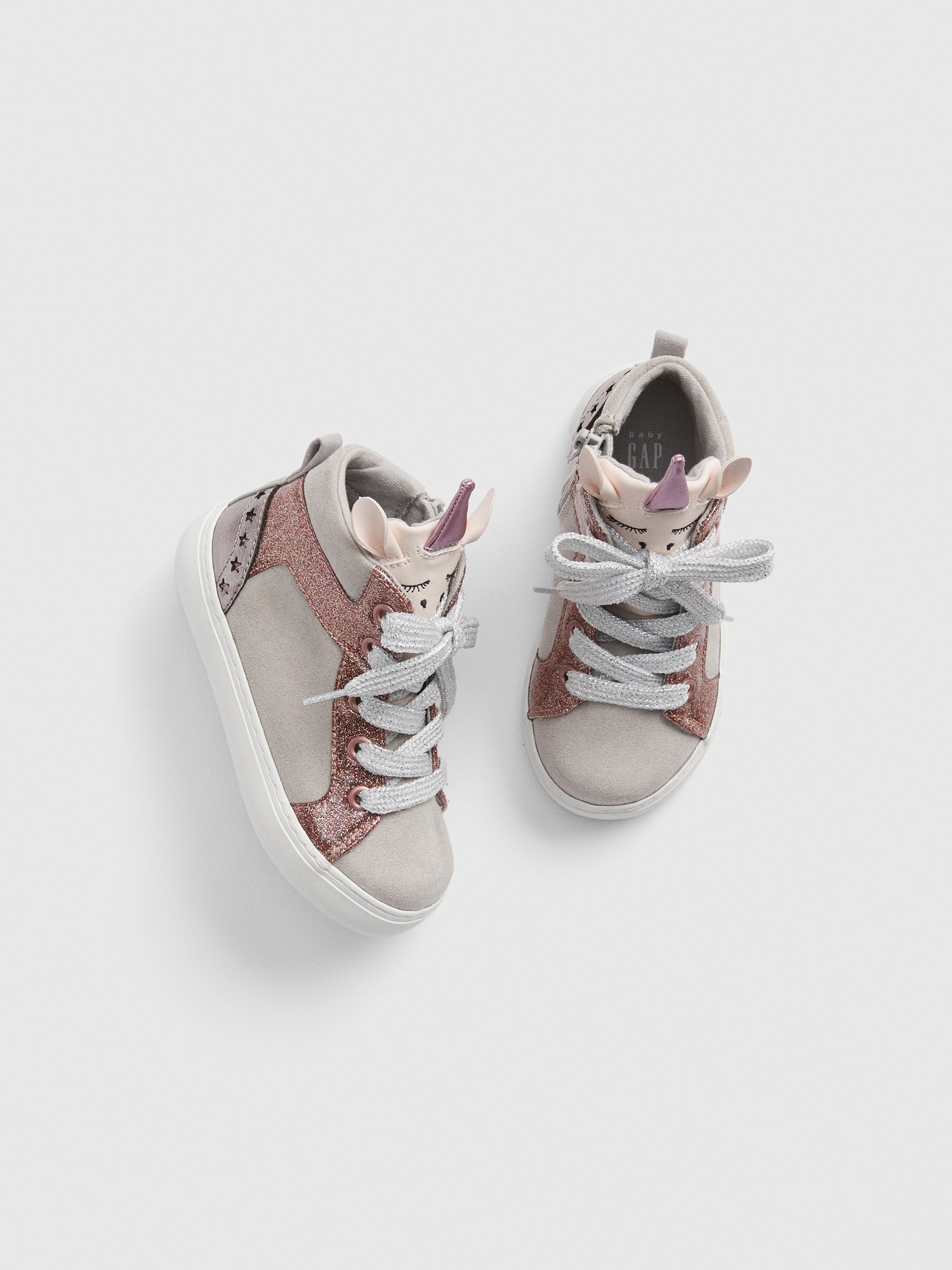 Gap glitter high top sneakers 2025