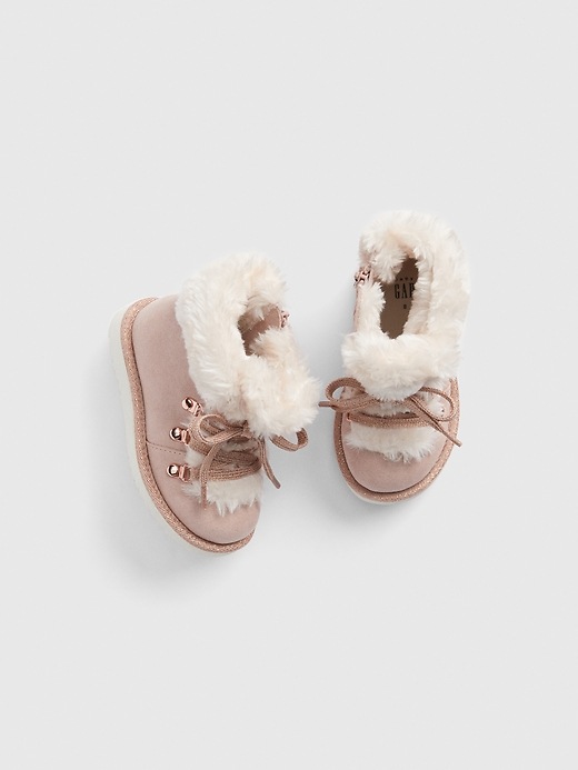 Image number 1 showing, Toddler Faux-Fur Boots
