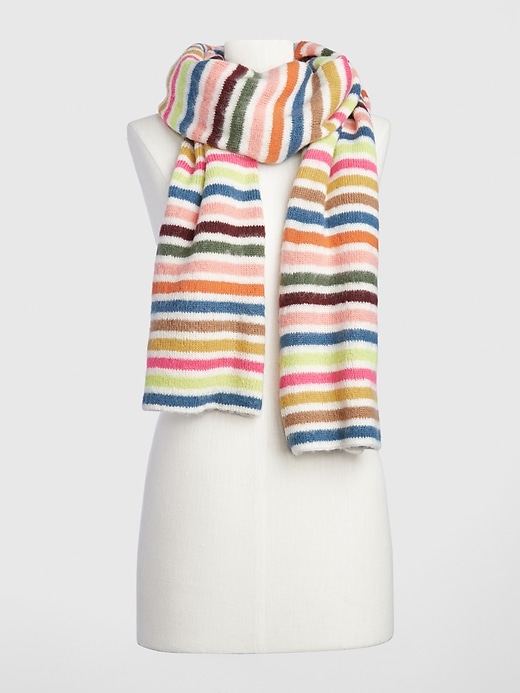 View large product image 2 of 2. Crazy Stripe Scarf
