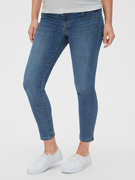 Maternity Inset Panel Favorite Jeggings Gap