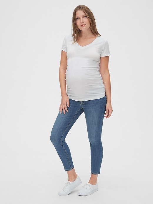 Image number 4 showing, Maternity Inset Panel Favorite Jeggings