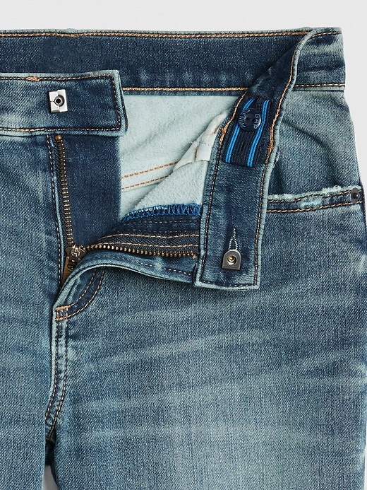 Image number 4 showing, Kids Brushed Slim Jeans with Stretch