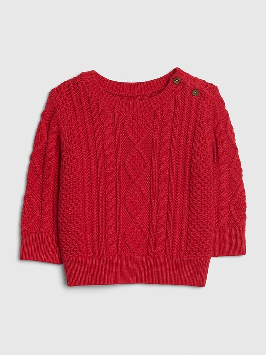 Image number 4 showing, Baby Cable-Knit Sweater