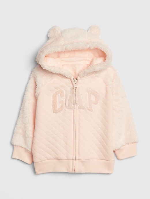 View large product image 1 of 1. Baby Brannan Bear Gap Logo Quilted Sweatshirt