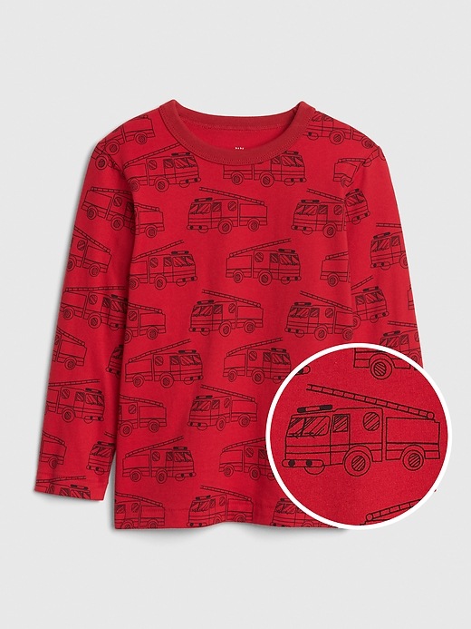 View large product image 1 of 1. Toddler Print Long Sleeve T-Shirt
