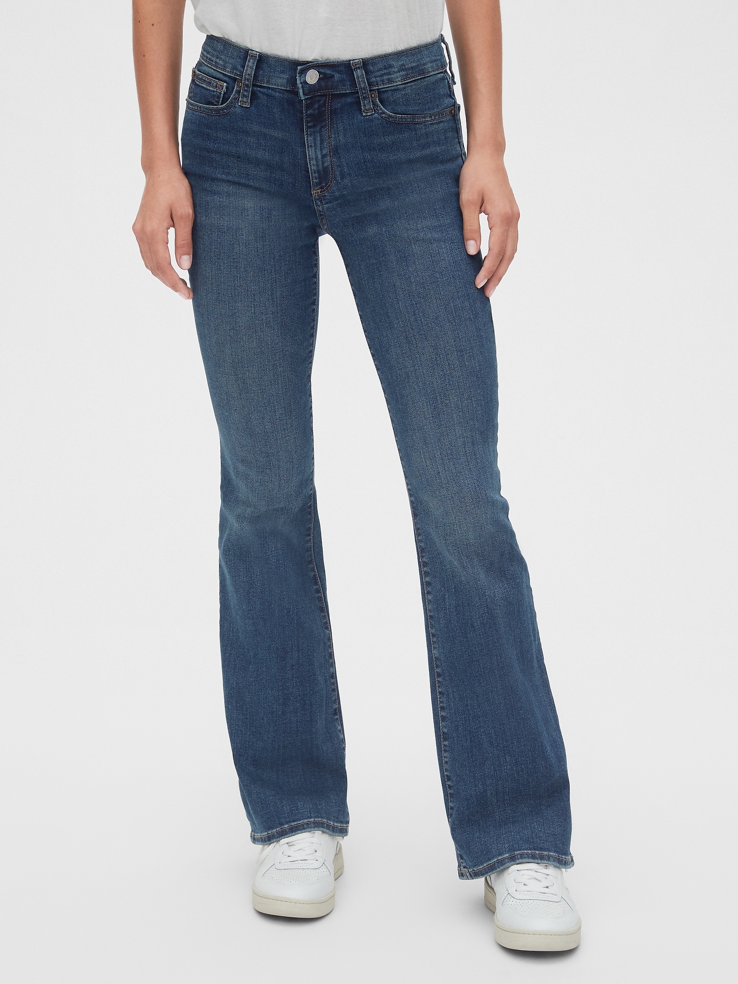 Mid Rise Perfect Boot Jeans Gap