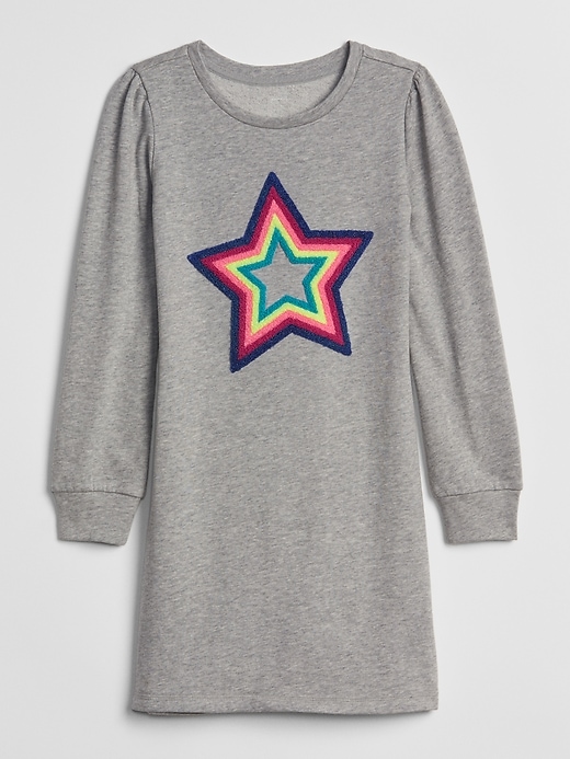 Image number 1 showing, Kids Star Graphic Dress