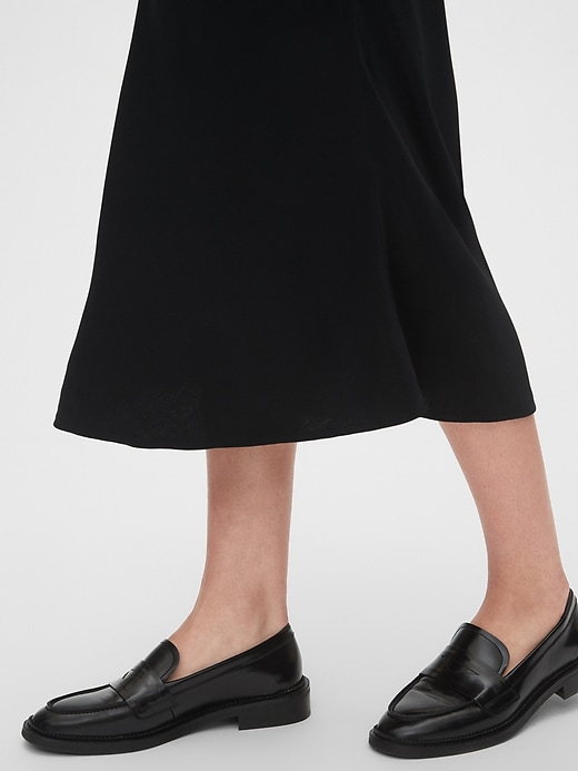 Image number 5 showing, Satin Midi Skirt