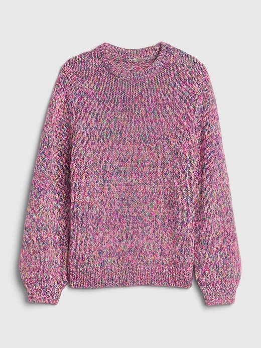 Image number 6 showing, Multicolor Marled Crewneck Sweater